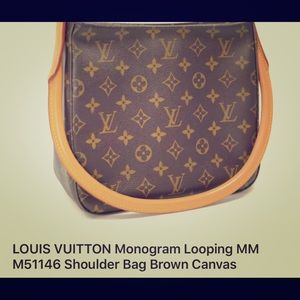 Louis Vuitton MM canvas Looping Used